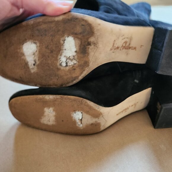 SAM EDELMAN Elina Over the Knee Black Boots - Picture 4 of 8